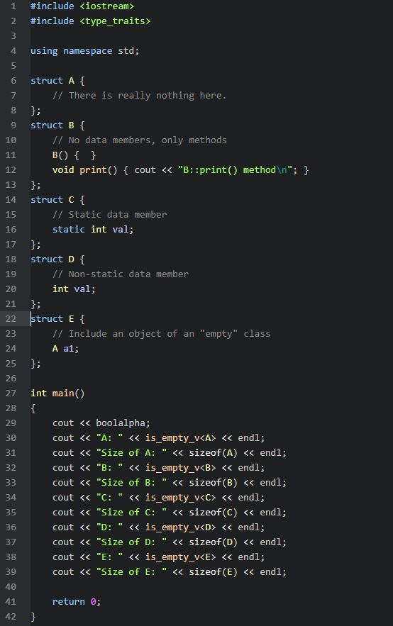 std::is_empty – Rangarajan Krishnamoorthy on Programming and Other Topics