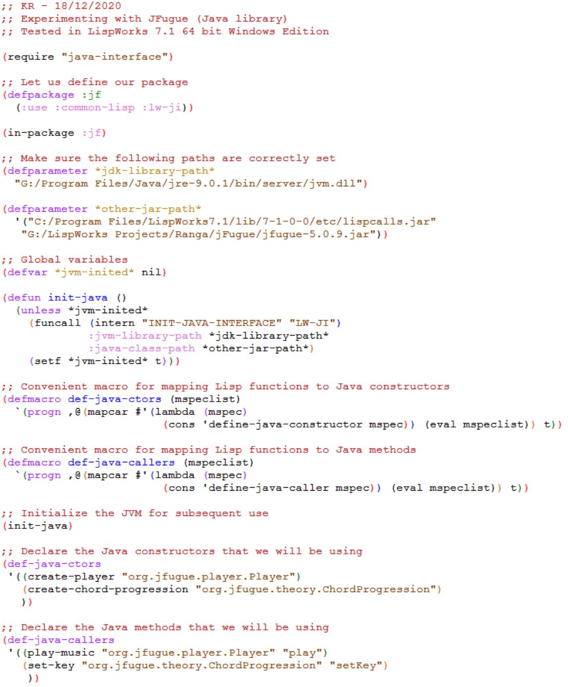 Java Music Program JFugue: A Java Library for Music Synthesis – Rangarajan Krishnamoorthy ...