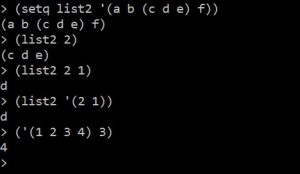 Indexing Nested Lists