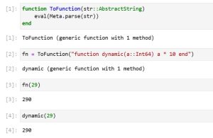 Julia: Defining Functions Dynamically : Rangarajan Krishnamoorthy on ...